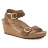 Women's Birkenstock Soley Ring-Buckle Wedge -Chubbies Store BIRKENSTOCK WOMENS W SOLEY 1023539 COGNAC COGNAC MAIN 48175.1676478693