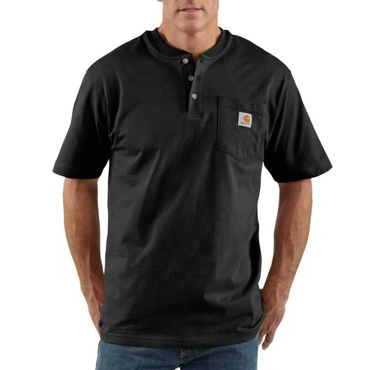 Men's Carhartt Loose Fit Pocket Henley Tee 3 Men's Carhartt Loose Fit Pocket Henley Tee