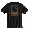 Men's Carhartt Big And Tall Camo Graphic Tee -Chubbies Store CARHARTT MENS M SS CAMO GRAPHIC TEE 105755 BLKBLACK BLACK BACK 47434.1678805807