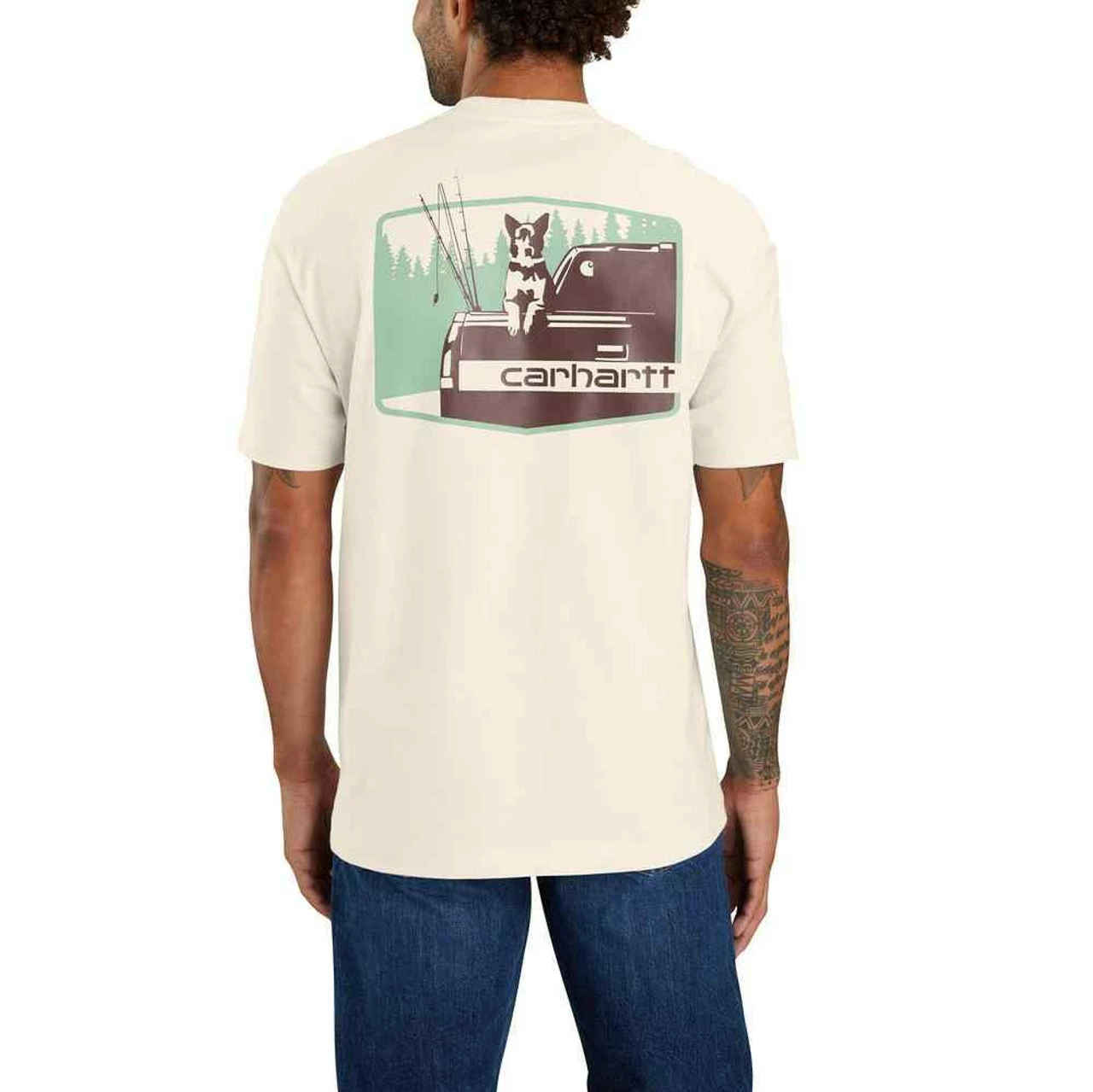 Men's Carhartt Big And Tall Dog Graphic Tee 4 Men's Carhartt Big And Tall Dog Graphic Tee - Image 2
