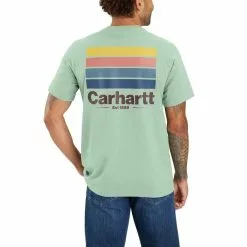 Men's Carhartt Line Graphic Tee 8 Men's Carhartt Line Graphic Tee -Chubbies Store CARHARTT MENS M SS LINE GRAPHIC TEE 105713 GA0JADEH JADE HEATHER MAIN 36267.1678401627
