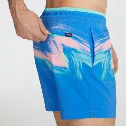 Men's Chubbies 5.5" The 93's Swim Trunk -Chubbies Store CHUBBIES MENS M 5.5 THE 93S TRUNK 126231 00 MEDBLUE MEDIUM BLUE SIDE 66859.1678799409