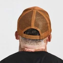 Men's Chubbies Camel Mesh Trucker Hat -Chubbies Store CHUBBIES MENS M CAMEL MESH TRUCKER 970231 08 RUSTBRWN RUST BROWN BACK 59667.1678900906