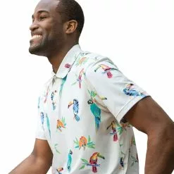 Men's Chubbies The Birds Of Polodise Tee -Chubbies Store CHUBBIES MENS M SS THE BIRDS OF POLODISE 582001 01 OPTICWHT OPTIC WHITE LIFESTYLE 93822.1678891535