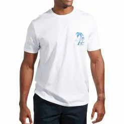 Men's Chubbies The Relaxer Tee -Chubbies Store CHUBBIES MENS M SS THE RELAXER TEE 940214 01 PUREWHT PURE WHITE FRONT 38846.1678981350