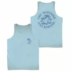 Men's Chubbies The Relaxer Tank - Light Blue