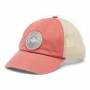 Columbia Sportswear Men's Columbia Patch Dad Cap -Chubbies Store COLUMBIA MENS COLUMBIA PATCH DAD CAP 2032061 639DCORL DARK CORAL MAIN 21865.1678202660