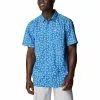 Columbia Sportswear Men's Columbia Super Slack Tide Camp Shirt -Chubbies Store COLUMBIA MENS M SUPER SLACK TIDE CAMP 1653761 438VVBLU VIVID BLUE MAIN 46248.1677774450