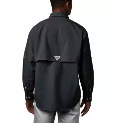 Columbia Sportswear Men's Columbia Bahama II Long Sleeve Shirt -Chubbies Store COLUMBIA MENS M LS BAHAMA II 1011621 010BLACK BLACK BACK 14250.1672327558