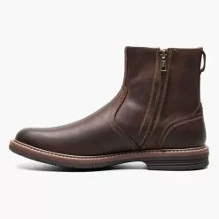 Men's Florsheim Norwalk Plain Toe Side Zip Boot -Chubbies Store FLORSHEIM MENS M NORWALK PLAIN TOE 13393 215BROWN SIDE 18419.1666369820