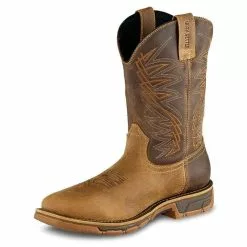 Men's Irish Setter 11" Marshall Waterproof Leather Safety Toe Pull-On Boot 8 Men's Irish Setter 11" Marshall Waterproof Leather Safety Toe Pull-On Boot -Chubbies Store IRISH SETTER MENS M 11 MARSHALL 83912 BROWN INSIDE 34789.1664983048