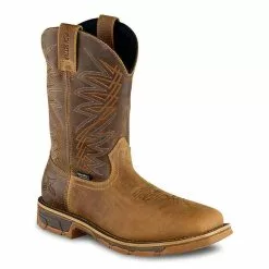 Men's Irish Setter 11" Marshall Waterproof Leather Safety Toe Pull-On Boot