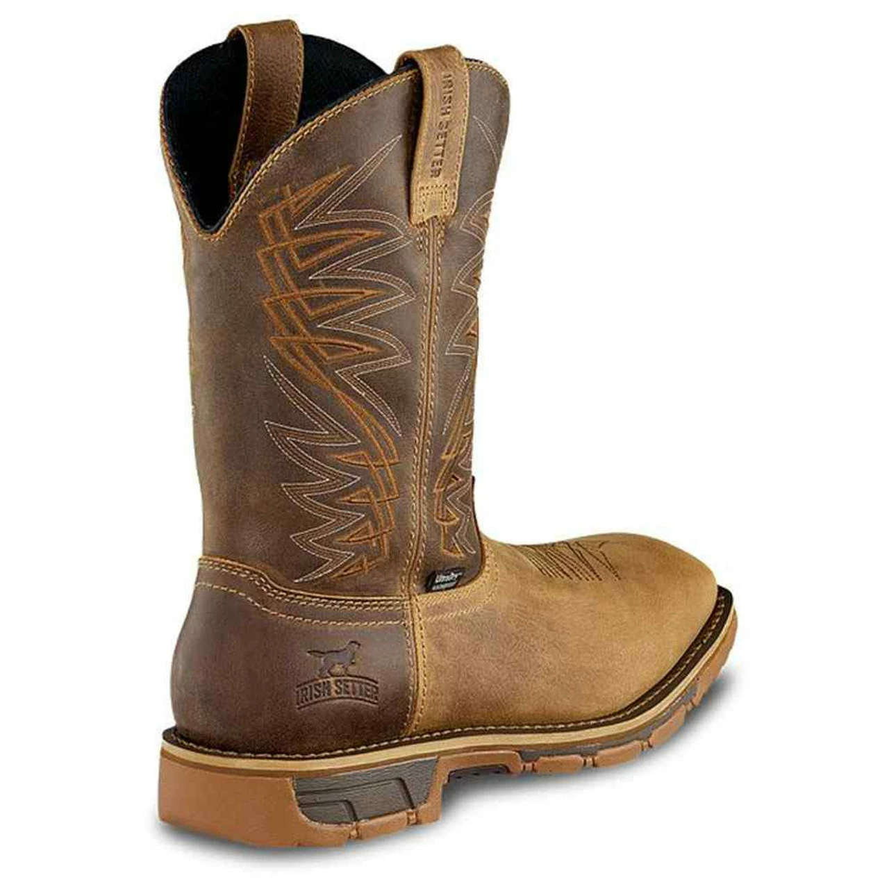 Men's Irish Setter 11" Marshall Waterproof Leather Safety Toe Pull-On Boot 4 Men's Irish Setter 11" Marshall Waterproof Leather Safety Toe Pull-On Boot - Image 2