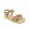 Girls' L'Amour Leigh Knotted Bow Sandal -Chubbies Store LAmour G LEIGH BOW SANDAL LATTE 27973.1645804334