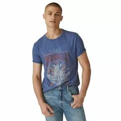 Lucky Brand Denim Men's Lucky Brand Nashville Guitars Tee