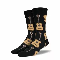 MEN'S ACOUSTIC GUITAR SOCKS 7 MEN'S ACOUSTIC GUITAR SOCKS -Chubbies Store MEN S ACOUSTIC GUITAR SOCKS BLACK 1 58304.1603627041