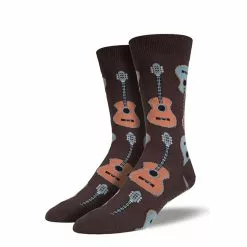 MEN'S ACOUSTIC GUITAR SOCKS 6 MEN'S ACOUSTIC GUITAR SOCKS -Chubbies Store MEN S ACOUSTIC GUITAR SOCKS BROWN 1 93570.1603627040