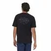 Men's Patagonia Short Sleeve Forge Mark Tee -Chubbies Store PATAGONIA MENS M SS FORGE MARK TEE 37572 BLK BLACK BACK 89772.1673371565