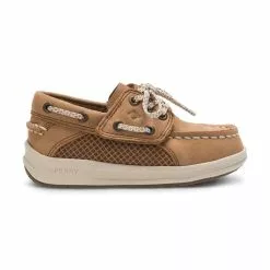 Boys' Sperry Gamefish Junior Boat Moccasin -Chubbies Store SPERRY KIDS BOYS B GAMEFISH JR CB56567 DARKTAN SIDE 20785.1664905615