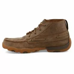 Men's Twisted X Lace-Up Driving Moc D Toe -Chubbies Store TWISTEDX MENS M DRIVING MOCS D TOE MDM0007 BOMBER SIDE 17782.1664908719