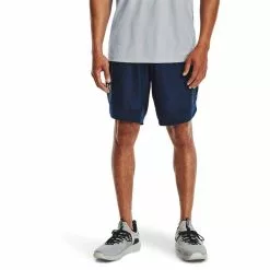 Men's Under Armour Training Stretch Shorts -Chubbies Store UNDER ARMOUR MENS M TRAINING STRETCH SHORTS 1356858 408ACADM ACADEMY FRONT 95578.1676061834