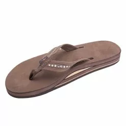 Rainbow Sandals Women's Rainbow Crystal With Double Layer Arch Flops -Chubbies Store Women s Crystal with Double Layer Arch Flops EXPR 1 24652.1603628524