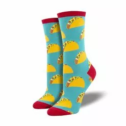 Women's Taco Socks -Chubbies Store Women s Taco Socks TEAL 1 23114.1603639525