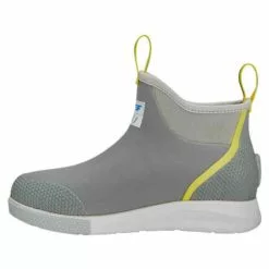 Women's XTRATUF 6" Ankle Deck Boot Sport - Grey -Chubbies Store XTRATUF WOMENS W ANKLE DECK SPORT ADSW108 GREY SIDE 77569.1664903206