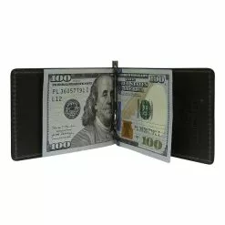 Zep-Pro Men's Collegiate Embossed Grey Leather Front Pocket Money Clip Wallet -Chubbies Store ZEPPRO CLIP FRONT EMBOSSED WALLET IWS7 GRY AL GRY INSIDE 15849.1664897776