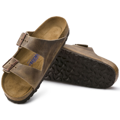 Women's Birkenstock Arizona Soft Footbed Sandal -Tobacco -Chubbies Store adult birkenstock arizona soft bed 552813 tobacco main 90784.1615234608