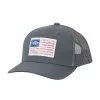 Aftco Bluewater Men's AFTCO Wavy Trucker Hat -Chubbies Store aftco mens wavy trucker mc1066 chr main 16828.1684532702