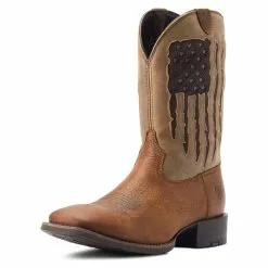 Men's Ariat Sport My Country VentTEK Western Boot - Faithful Brown