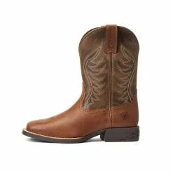 Boys' Ariat Amos Western Boot -Chubbies Store ariat youth amos boots 10040332 sorrlgrn side 74025.1661964303