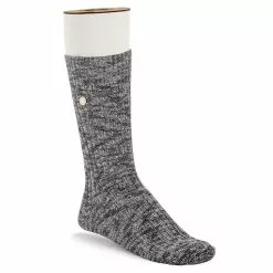 Women's Birkenstock Cotton Slub Sock - Black/Gray 9 Women's Birkenstock Cotton Slub Sock - Black/Gray -Chubbies Store birkenstock cotton slub sock 1008031 BLCKGREY front 39540.1659728952