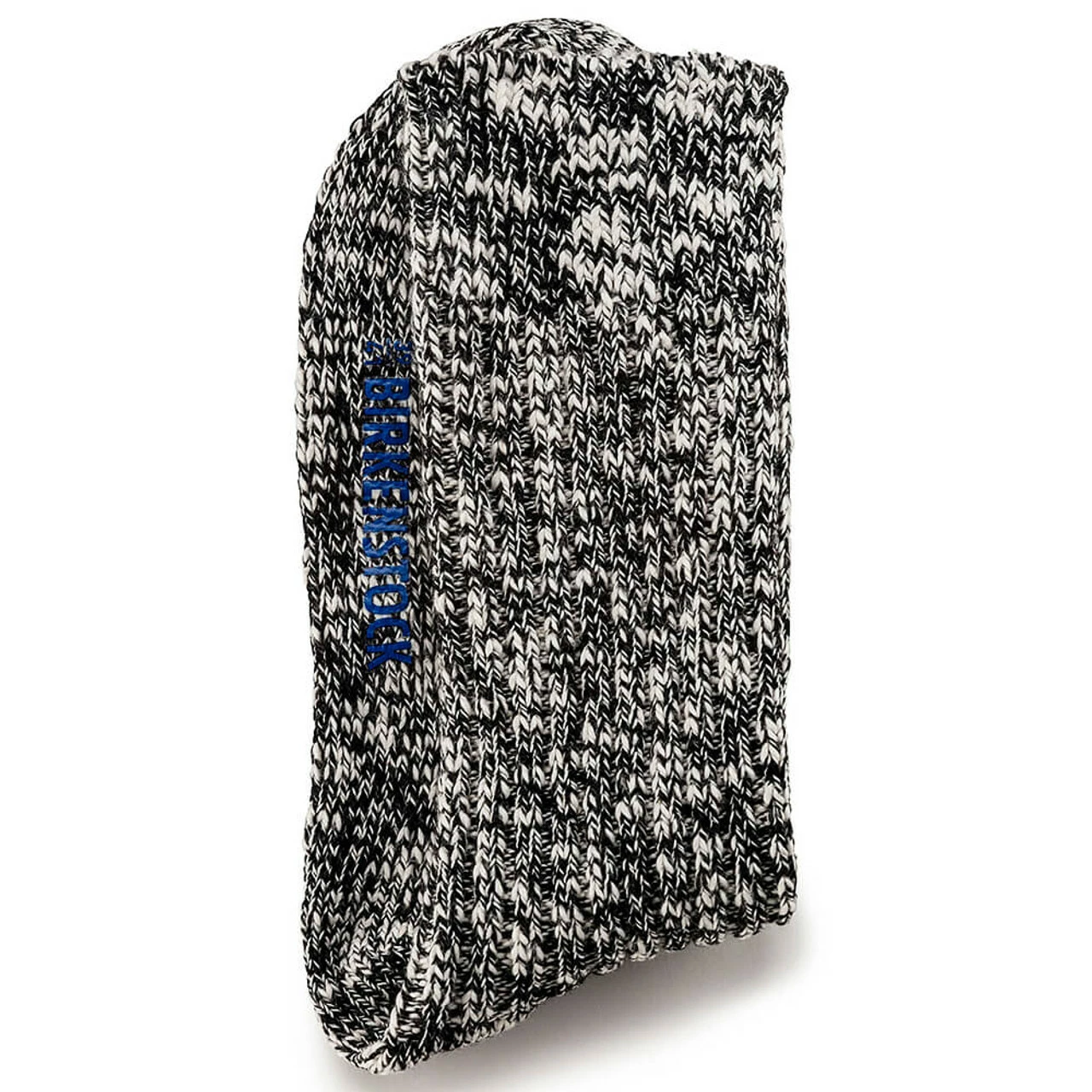 Women's Birkenstock Cotton Slub Sock - Black/Gray 4 Women's Birkenstock Cotton Slub Sock - Black/Gray - Image 2