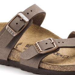 Girls' Birkenstock Mayari Sandal -Mocha -Chubbies Store birkenstock girls mayari 1014177 mocha close up 13088.1614980662