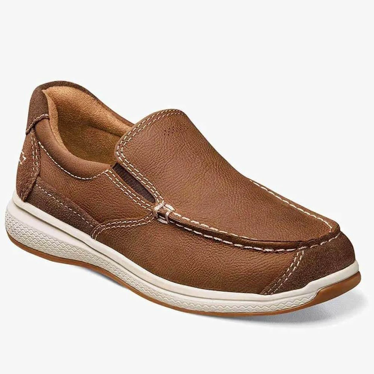 Boys' Florsheim Great Lakes Moc Slip Jr.Loafer 3 Boys' Florsheim Great Lakes Moc Slip Jr.Loafer