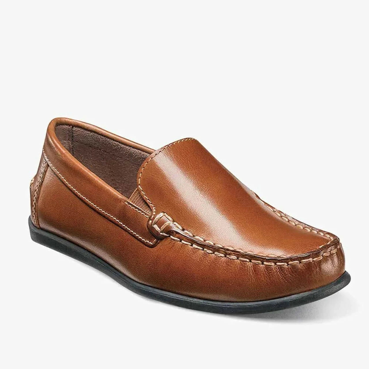 Boys' Florsheim Jasper Jr. Moc Toe Venetian Loafer 3 Boys' Florsheim Jasper Jr. Moc Toe Venetian Loafer