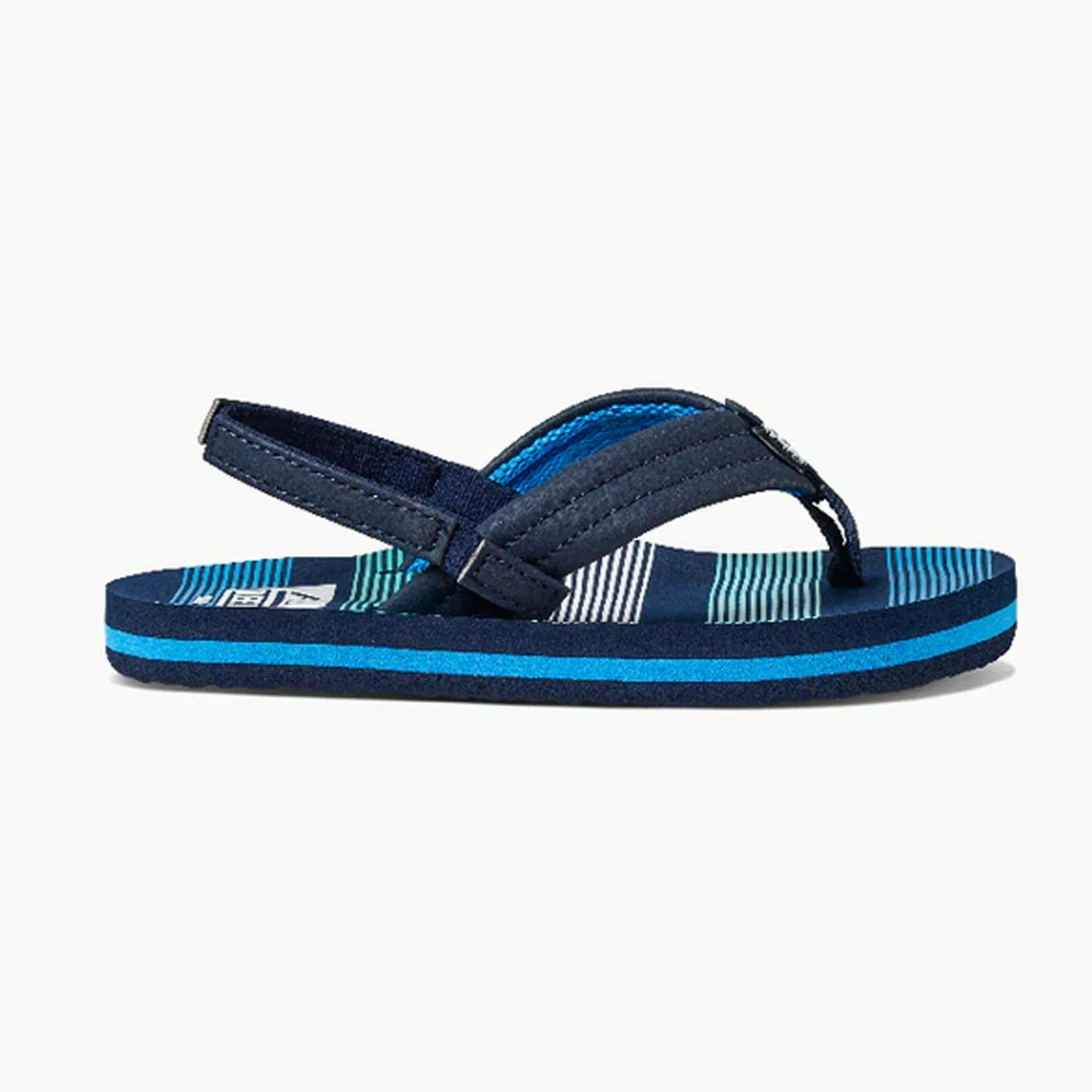Reef Brazil Boy's Reef Little Ahi Flip Flops - Deep Seas 4 Reef Brazil Boy's Reef Little Ahi Flip Flops - Deep Seas - Image 2