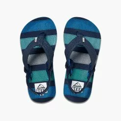 Reef Brazil Boy's Reef Little Ahi Flip Flops - Deep Seas