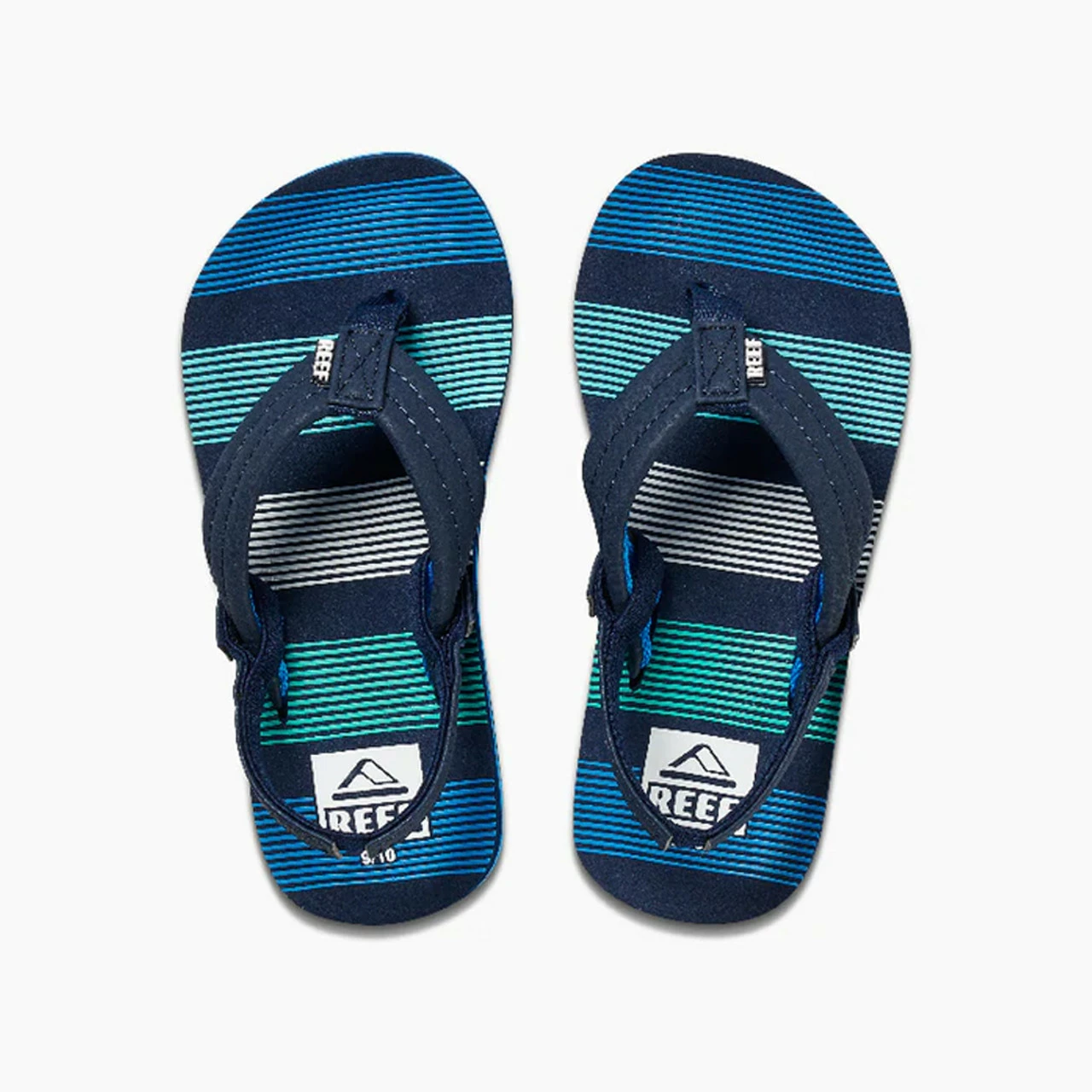 Reef Brazil Boy's Reef Little Ahi Flip Flops - Deep Seas 3 Reef Brazil Boy's Reef Little Ahi Flip Flops - Deep Seas