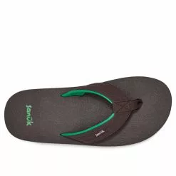 Boys' Sanuk Ziggy St Flip Flop -Chubbies Store boys sanuk ziggy flip flop 1138791 brown top 68858.1681317694