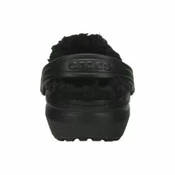 Toddler Boys' Crocs Classic Fuzzy Lined Clogs -Chubbies Store crocs toddler classic lined clogs 207009 060black back 98418.1659622644