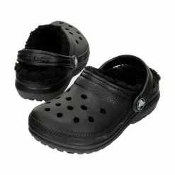 Toddler Boys' Crocs Classic Fuzzy Lined Clogs -Chubbies Store crocs toddler classic lined clogs 207009 060black both 83618.1659622644