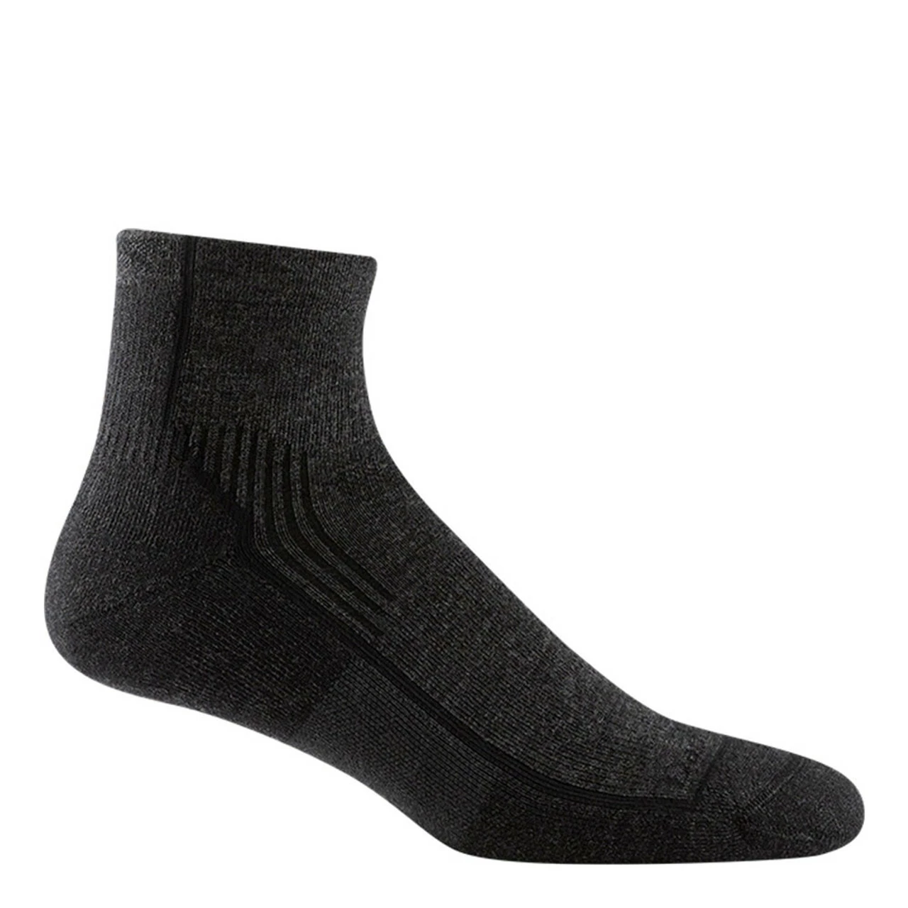 Men's Darn Tough Hiker Quarter Midweight Cushion Hiking Sock 4 Men's Darn Tough Hiker Quarter Midweight Cushion Hiking Sock - Image 2