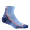 Women's Darn Tough Hiker Quarter Midweight Sock -Chubbies Store darn tough womens hiker 14 sock 1958 denim dusk denim main 26215.1681831654