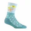 Women's Darn Tough Wild Life Crew Lightweight Sock 1 Women's Darn Tough Wild Life Crew Lightweight Sock -Chubbies Store darn tough womens wild life crew lightweight 6105 aqua main 27311.1681851713