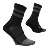Feetures Elite Light Cushion Mini Crew Socks - Black Stripe -Chubbies Store feetures elite light cushion mini crew e90404 black stripe main 64362.1681136186
