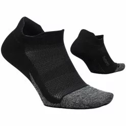 Feetures Elite Light Cushion No Show Socks - Black