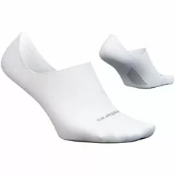 Feetures Elite Ultra Light Invisible Socks - White